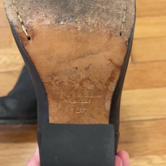 Rag and Bone black leather Margot bootie - Picture 3 of 5